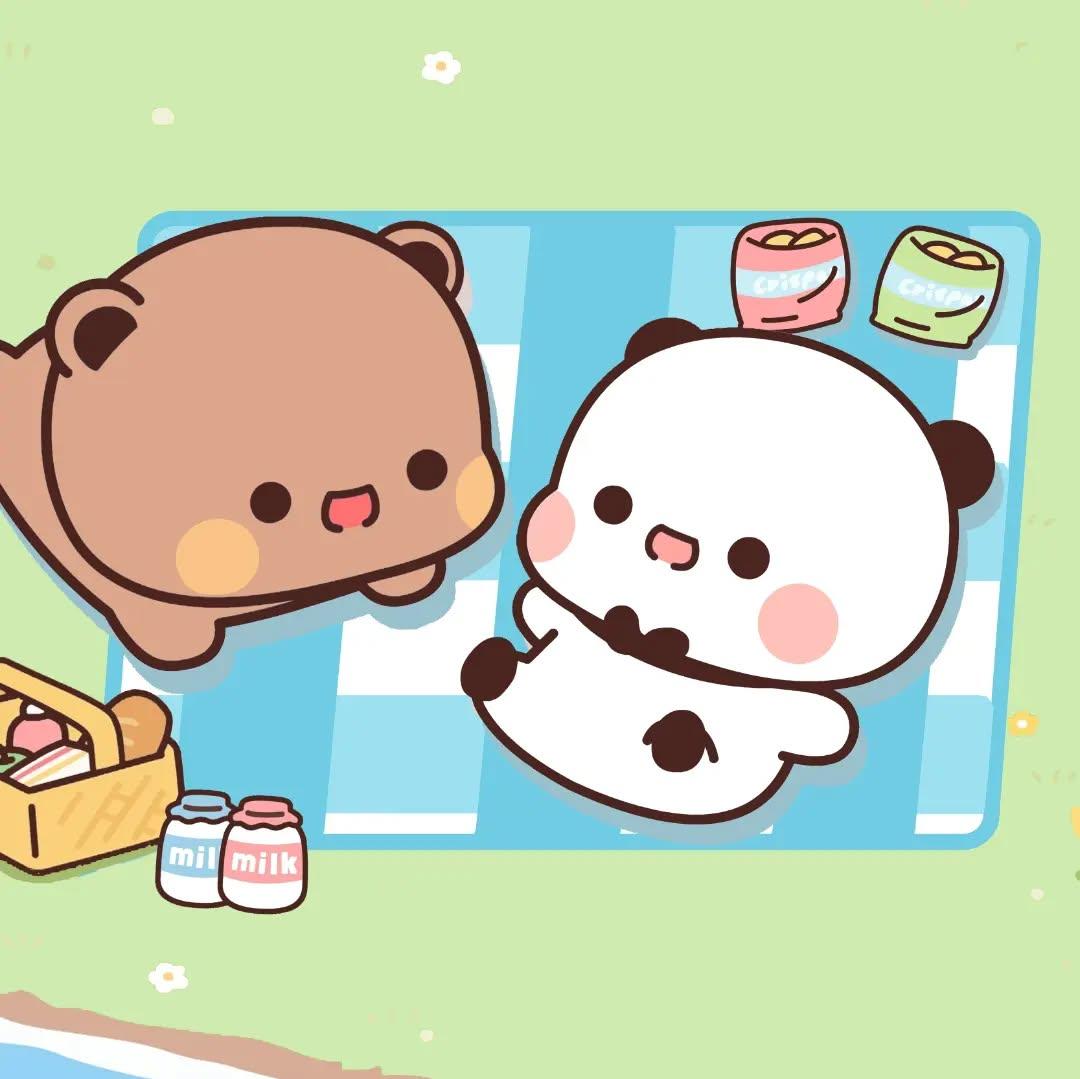 Пикник в прохладе лета с любимым Бубу